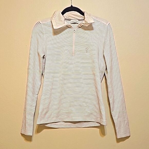 Golfino Unisex Long Sleeve Polo Shirt (US 10) - Picture 1 of 12